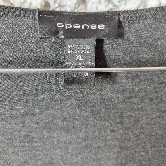 Spense Womens Dress Extra Large 3/4 Sleeve Muted Black Dark Gray BLA105E - Picture 10 of 10